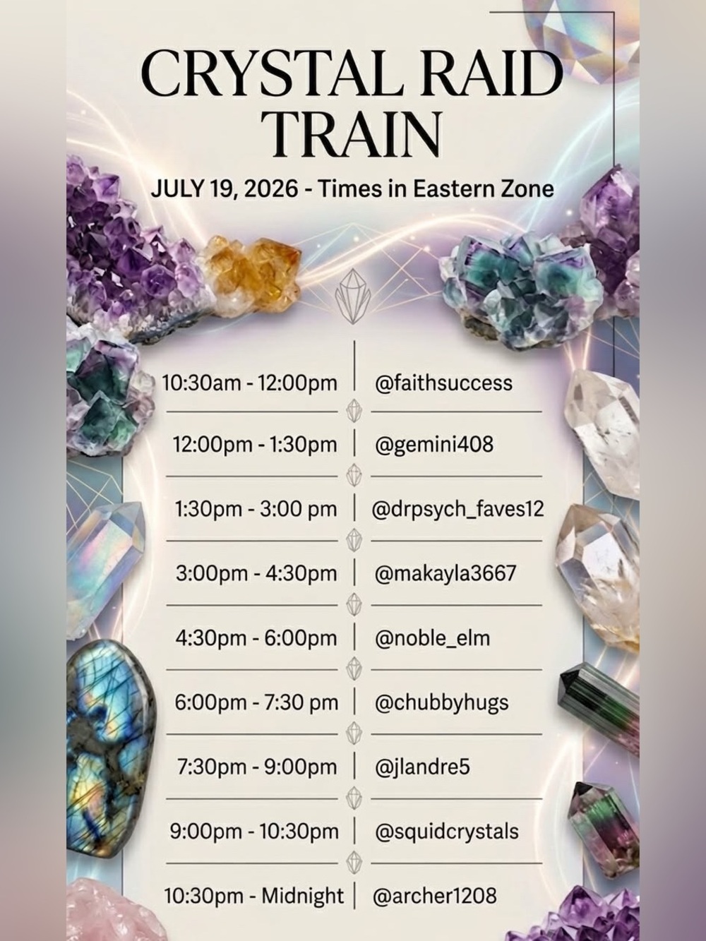 Crystals All Day! Crystal Live Show Train! - Picture 7 of 16